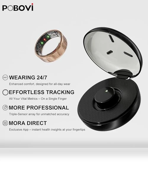 Smart Ring - Sleep/Stress/HR Tracker — Smartwatches, POBOVi