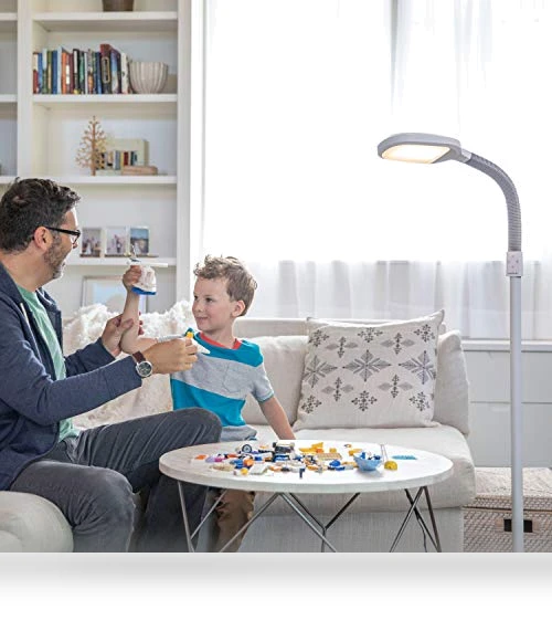SmartLight Full Spectrum LED Modern Floor Lamp — Ceiling, Verilux