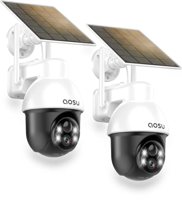 Solar Camera Security Outdoor — Smart Home Security, AOSU