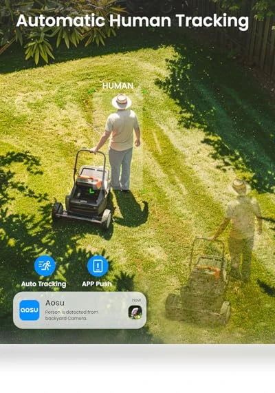 Solar Camera Security Outdoor — Smart Home Security, AOSU