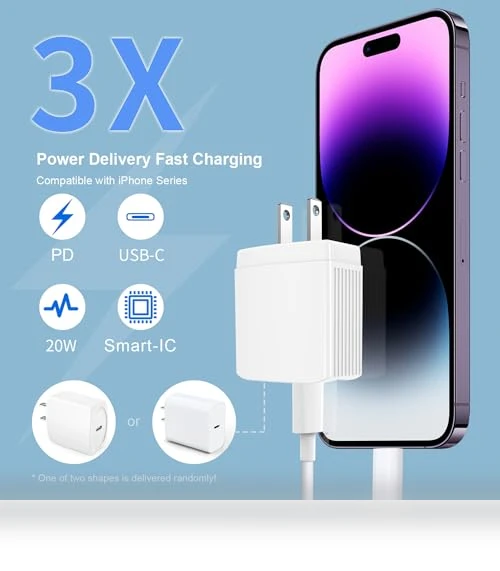 USB C Fast Charger Kit — Lightning, Mitesbony