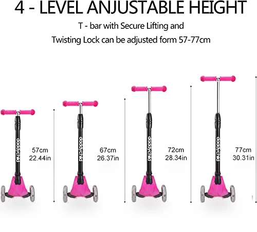 3 Wheeled Kick Scooter for Kids — Push Scooters, DADDYCHILD