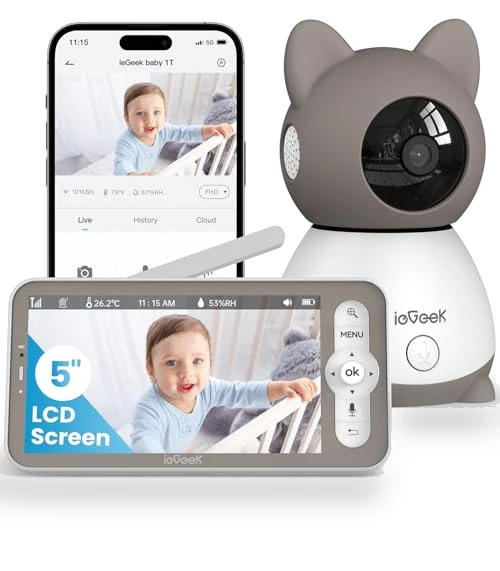 Baby Monitor with 2K Camera and Audio — Baby Monitors, iegeek