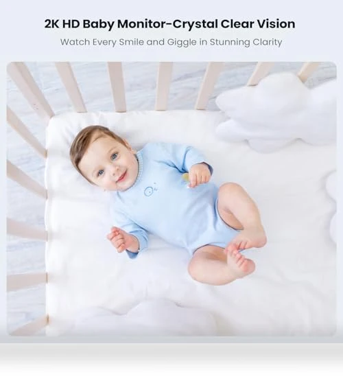 Baby Monitor with 2K Camera and Audio — Baby Monitors, iegeek