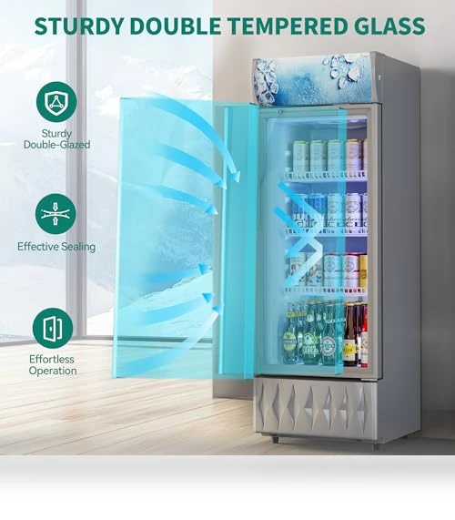 Commercial Merchandiser Display Refrigerator — Mini Fridges, YITAHOME