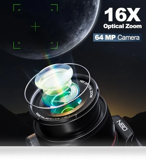 Digital Camera with WiFi & App Control — Compact Digital Cameras, G-Anica