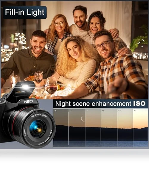 Digital Camera with WiFi & App Control — Compact Digital Cameras, G-Anica