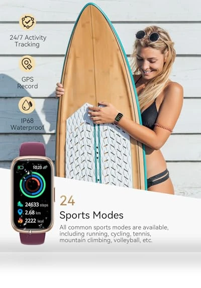 Fitness Tracker Watch — Smartwatches, RUXINGX
