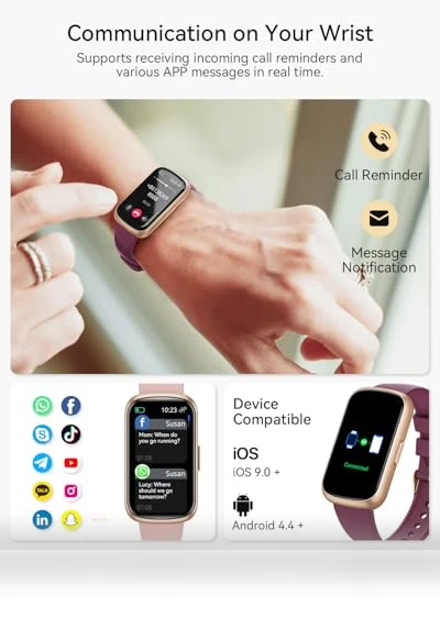 Fitness Tracker Watch — Smartwatches, RUXINGX