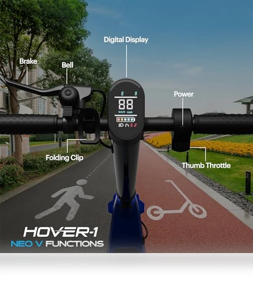 Foldable Electric Scooter — Electric Vehicles, Hover-1