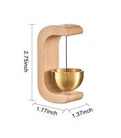 Magnetic Shopkeepers Bell Wood Doorbell Wind Chime — Chimes, EDINGM