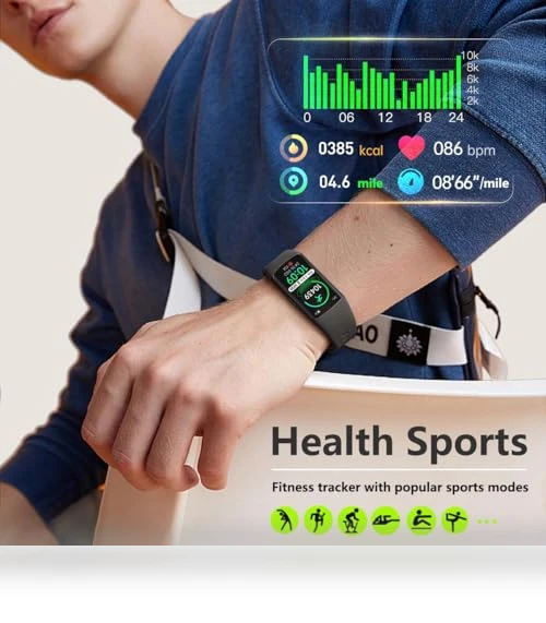 Slim Fitness Tracker Smart Watch — Smartwatches, FITVII