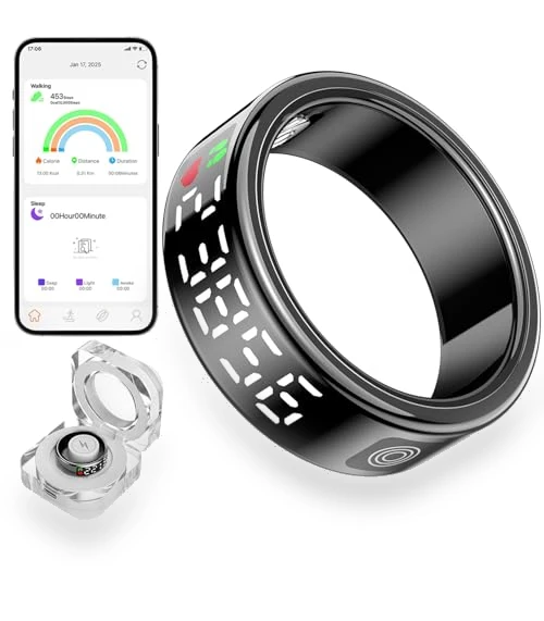 Smart Health Ring with Display Screen — Smart Rings, XiaYchaug