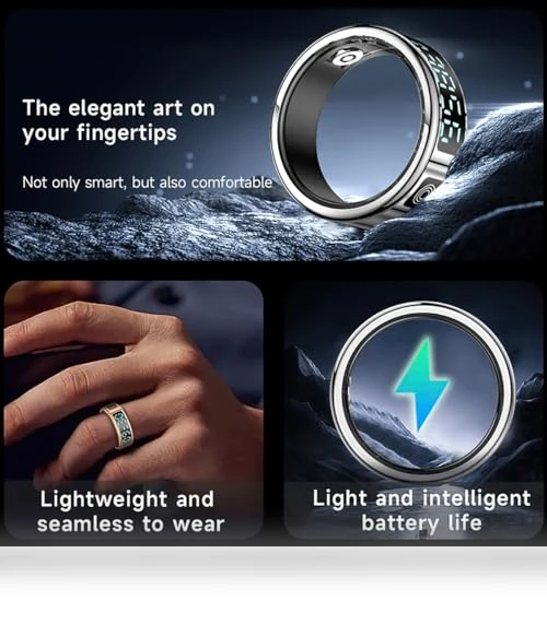 Smart Health Ring with Display Screen — Smart Rings, XiaYchaug