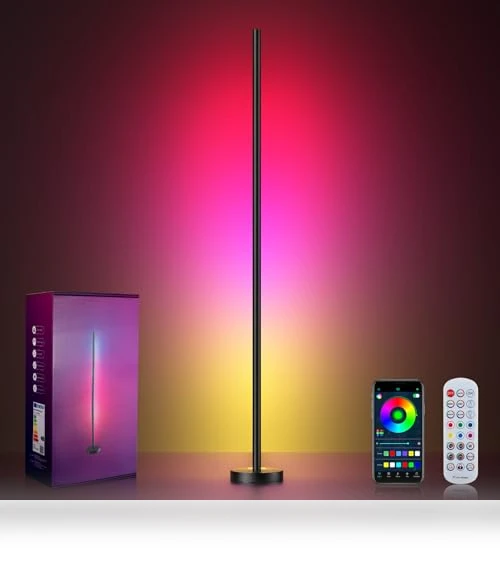 Smart RGBICW LED Corner Floor Lamp — LED, OIYN
