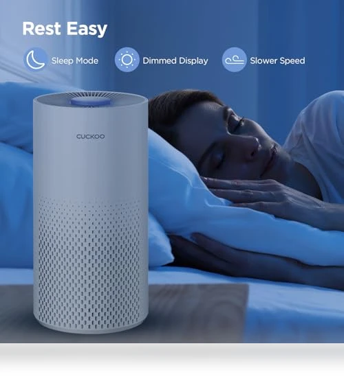 True HEPA Air Purifier for Bedroom — Activated Carbon Air Purifiers, CUCKOO