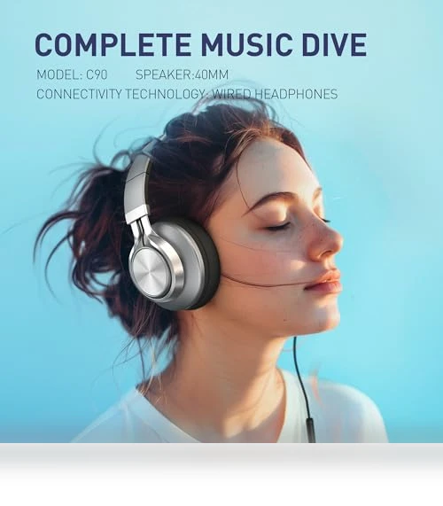 Wired Headphones with Microphone — In-Ear Headphones, AILIHEN