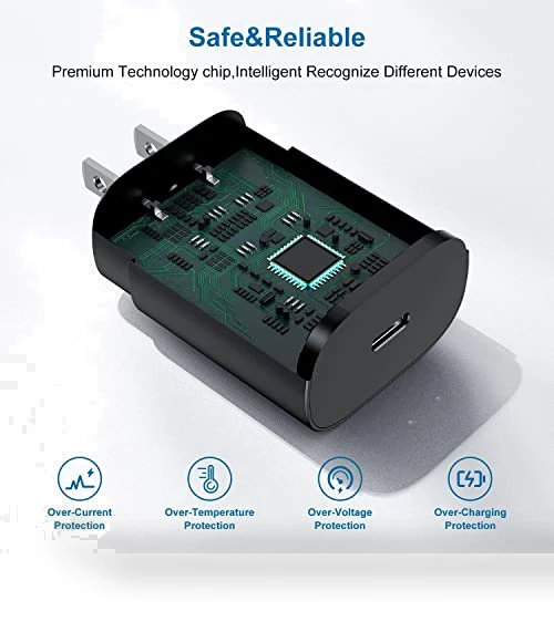 25W PD USB Wall Charger with 6ft Cable — Charging Solutions, Shenzhen Hua Nantong Electronic Technology Co., Ltd.