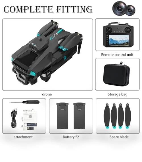 6K HD Camera Drone with 4.5" Screen — Drones, haiiah