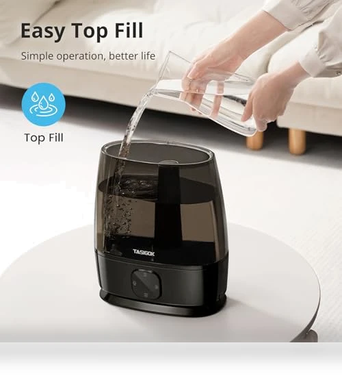 6L Cool and Warm Mist Air Humidifier — Air Moisturizers, Tasigok