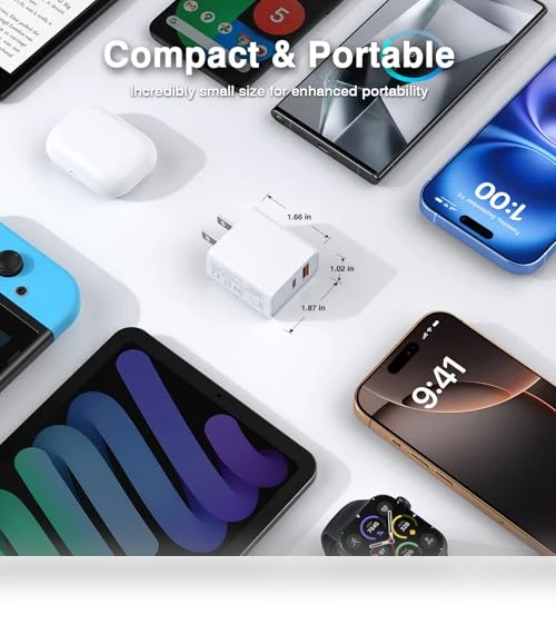 Dual Port USB C Wall Charger — Chargers, CSODINCE