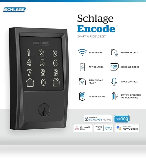 Encode Deadbolt Smart Lock — Deadbolts, SCHLAGE