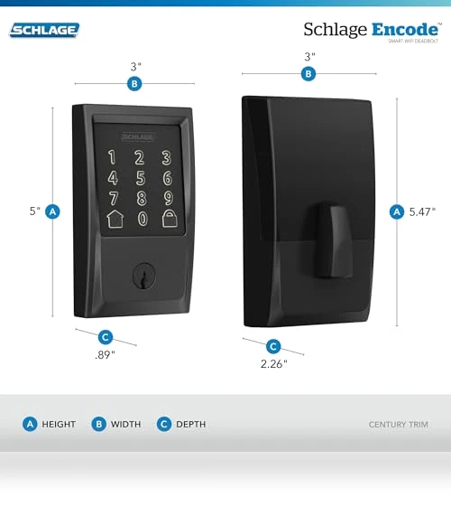 Encode Deadbolt Smart Lock — Deadbolts, SCHLAGE