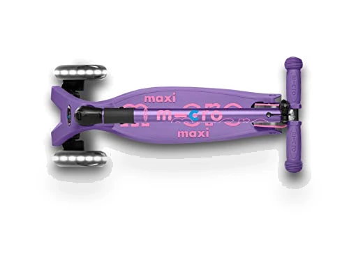 Foldable LED Scooter with Light-Up Wheels — Push Scooters, Micro