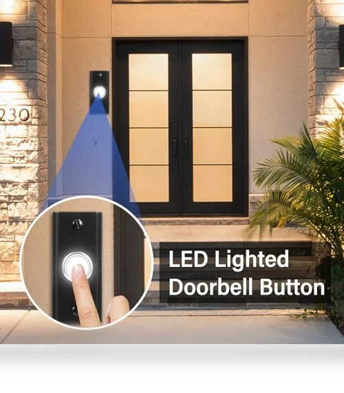 Heavy Duty Metal Door Bell Push Button — Kits, RANERVZ