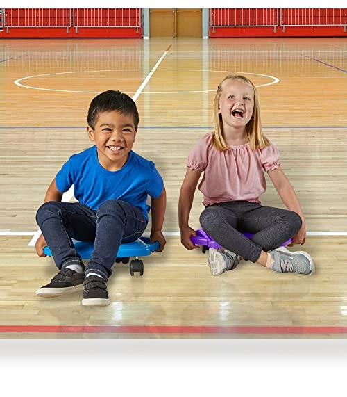 Indoor Scooter Board with Safety Handles — Push & Pull Playtime, hand2mind