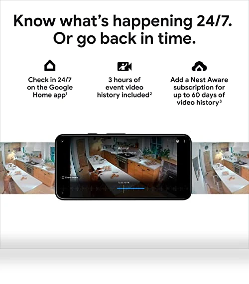 Nest Cam Outdoor or Indoor, Battery — Smart Home Security, Google