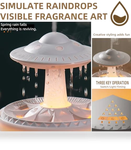 Raindrop Humidifiers for Bedroom — Air Moisturizers, fuliying