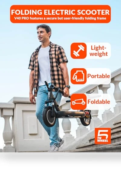 V40 PRO Electric Scooter — Electric Vehicles, 5TH WHEEL