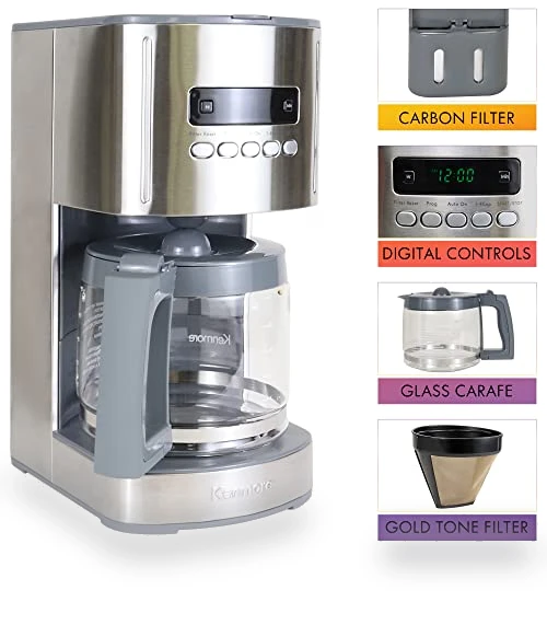 12 Cup Drip Coffee Machine — Coffee Makers, Koolatron