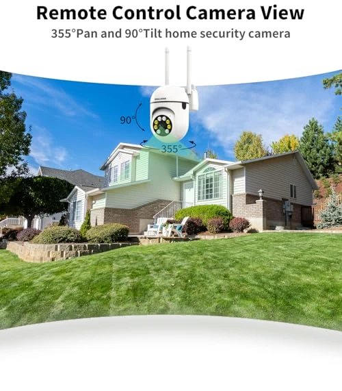 2.5K WiFi Security Camera — Smart Home Security, EKOLVOSK