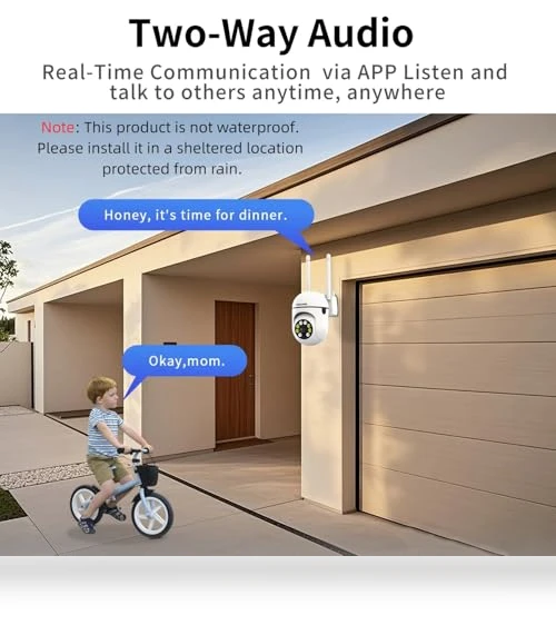 2.5K WiFi Security Camera — Smart Home Security, EKOLVOSK