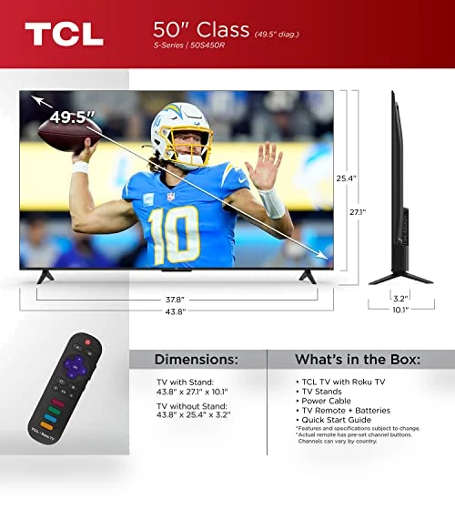 4K LED Smart TV — Home Theater Projectors, TCL