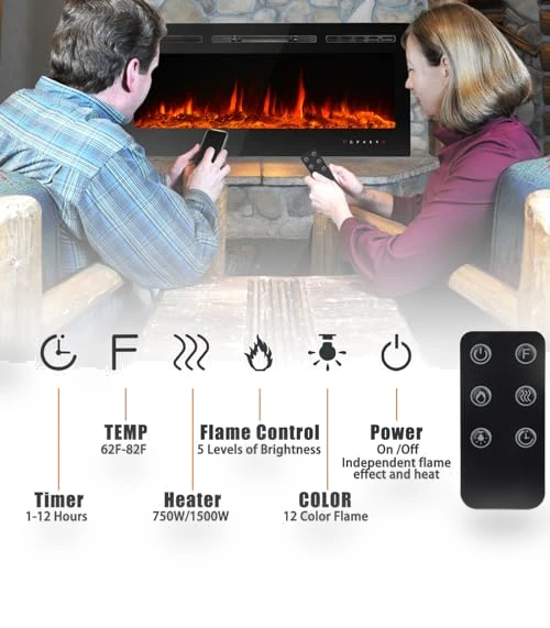 Electric Fireplace Insert — Electric Heating Solutions, CharaVector