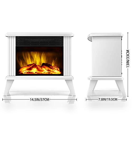 Electric Mini Fireplace Heater — Portable Heating Solutions, DONYER POWER
