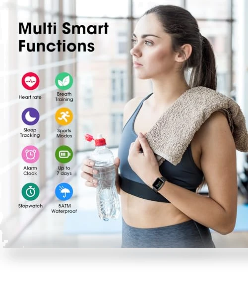 Fitness Tracker Watch with Heart Rate Monitor — Smartwatches, LIVIKEY
