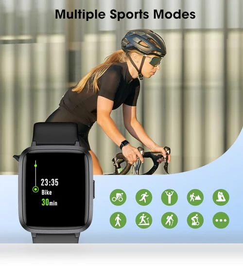 Fitness Tracker Watch with Heart Rate Monitor — Smartwatches, LIVIKEY