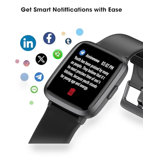 Fitness Tracker Watch with Heart Rate Monitor — Smartwatches, LIVIKEY