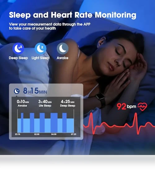 Fitness Tracker Watch with Heart Rate Monitor — Smartwatches, LIVIKEY