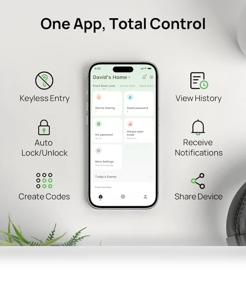 Holo Wi-Fi Smart Lock with Keypad — Deadbolts, Anona