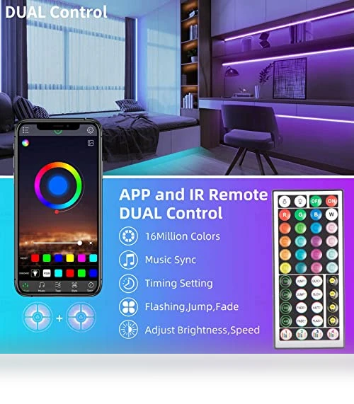 LED Strip Lights RGB Music Sync — LED, KSIPZE