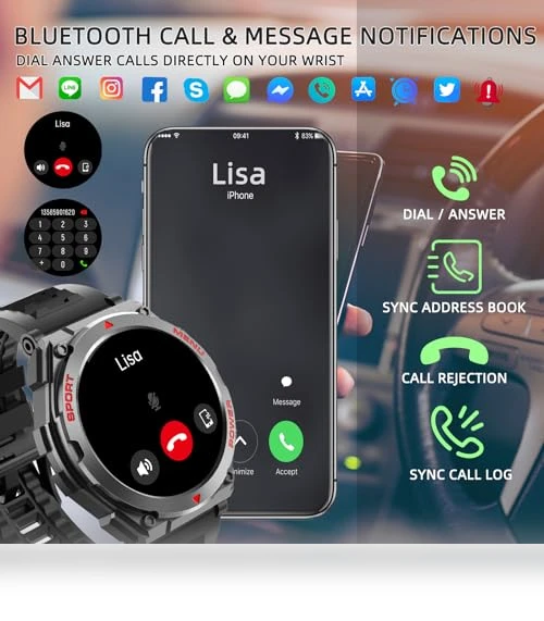 Military Smart Watch — Smartwatches, Jdcrsj