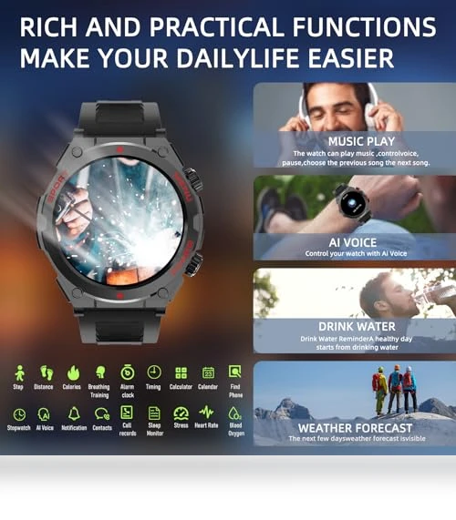 Military Smart Watch — Smartwatches, Jdcrsj