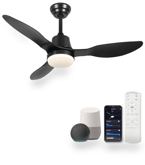 Smart Ceiling Fan with Light — Ceiling Fan Wall Controls, LINJO