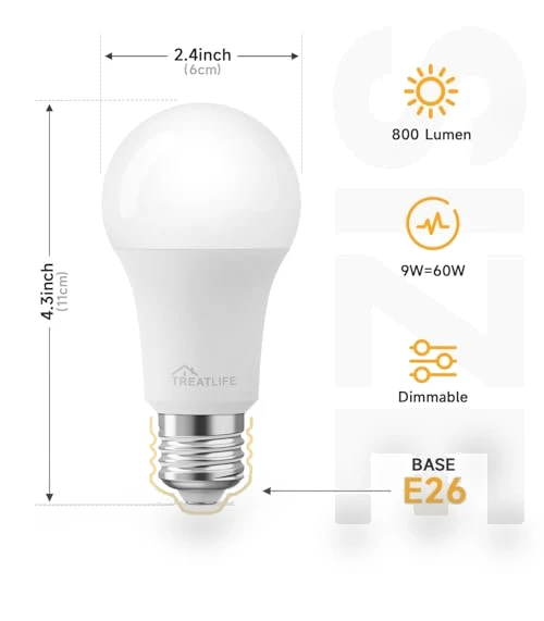 Smart Light Bulbs — Lighting Solutions, TREATLIFE