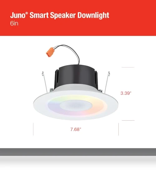 Smart Recessed Light Speaker — LED, Juno